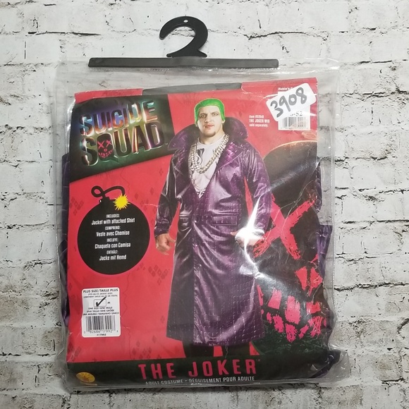 Purple Rubies 17992 Suicide Squad The Joker Adult Mens Plus Size Costume